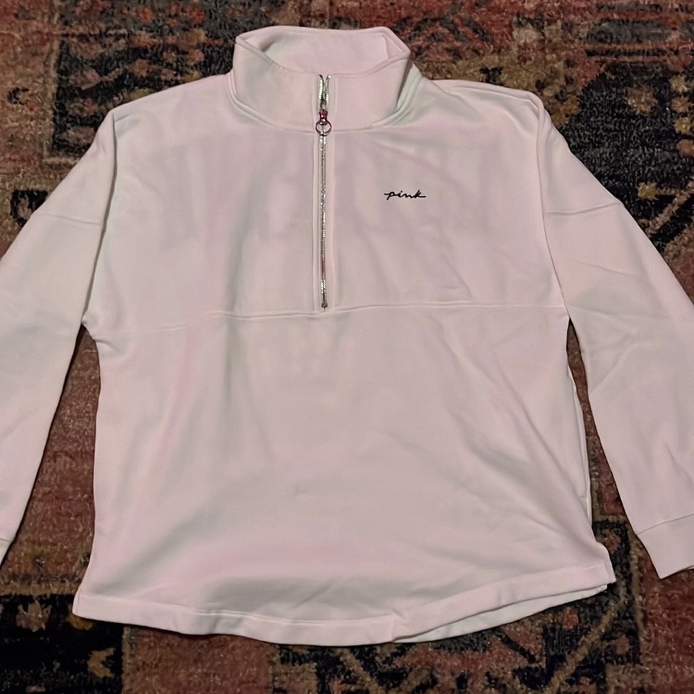 Pink women quarter zip up!